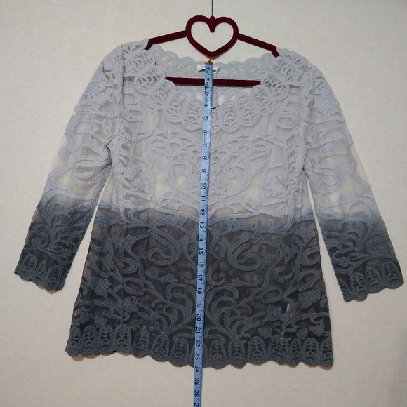 Anthropologie Meadow Rue Caela Blue Ombré … - Picture 4 of 8